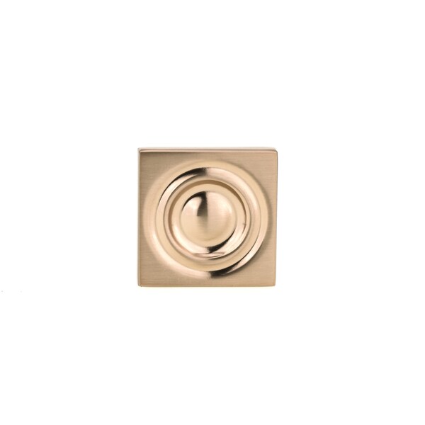 Richelieu 1 3/16 in (30 mm) x 1 3/16 in (30 mm) Champagne Bronze Transitional Cabinet Knob - BP88223030CHBRZ
