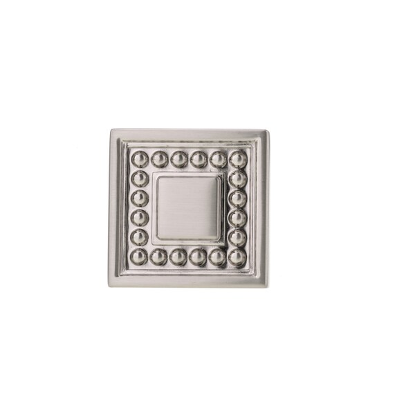 Richelieu 1 5/16 in (33 mm) x 1 5/16 in (33 mm) Brushed Nickel Transitional Cabinet Knob - BP87953333195