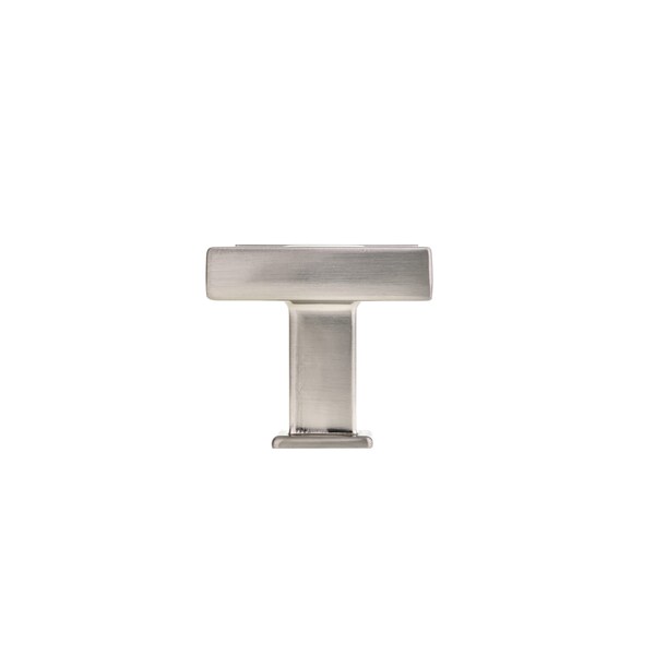 Richelieu 1 5/16 in (33 mm) x 1 5/16 in (33 mm) Brushed Nickel Transitional Cabinet Knob - BP87953333195