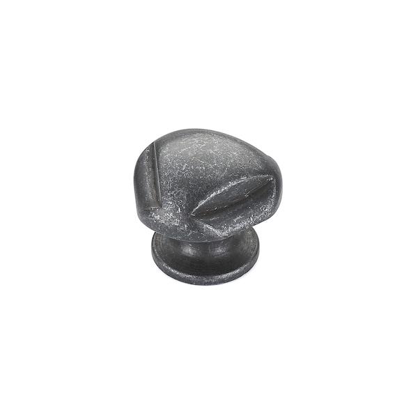 Richelieu 1 1/8 in (28 mm) Anthracite Traditional Metal Cabinet Knob - BP2391528906