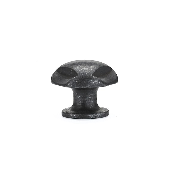 Richelieu 1 1/8 in (28 mm) Anthracite Traditional Metal Cabinet Knob - BP2391528906