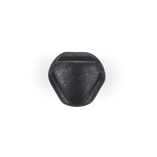 Richelieu 1 1/8 in (28 mm) Anthracite Traditional Metal Cabinet Knob - BP2391528906