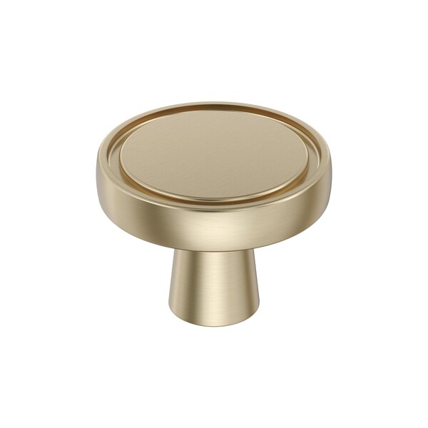 Amerock Destine 1-3/8 inch 35mm Diameter Golden Champagne Cabinet Knob - BP36857BBZ