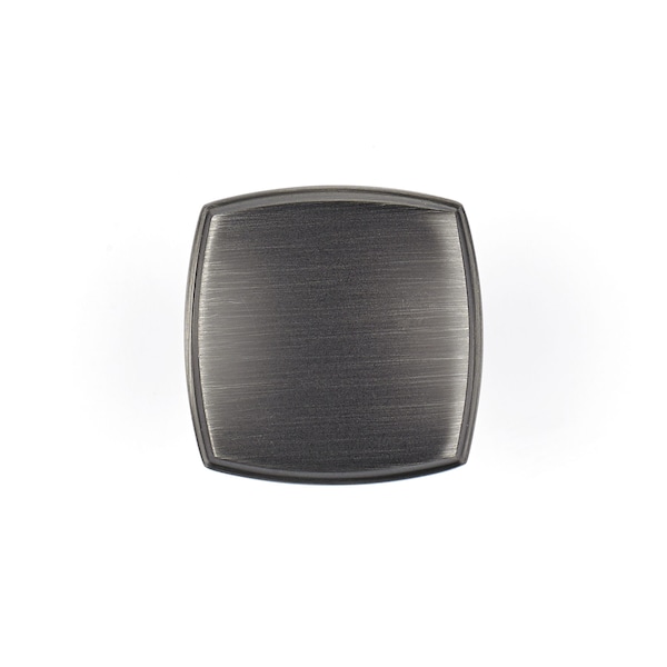 Richelieu 1 1/4 in. X 1 1/4 in. (32 mm x 32 mm) Antique Nickel Transitional Metal Cabinet Knob - BP78535143
