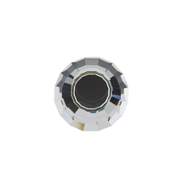 Richelieu 3/4 in (19 mm) Brass, Clear Traditional Swarovski Crystal , 24 Kt Gold Plated Cabinet Knob - BP27613011