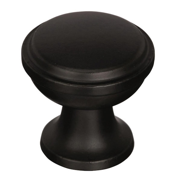Amerock 1.19 in. Westerly Cabinet Knob - Black Bronze - A53718 BBR