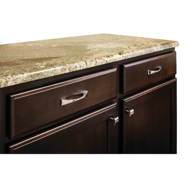 Elements By Hardware Resources 1-1/8" Overall Length Satin Bronze Square Glendale Cabinet Knob - 525SBZ