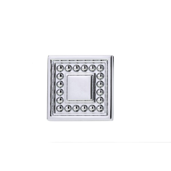 Richelieu 1 5/16 in (33 mm) x 1 5/16 in (33 mm) Chrome Transitional Cabinet Knob - BP87953333140