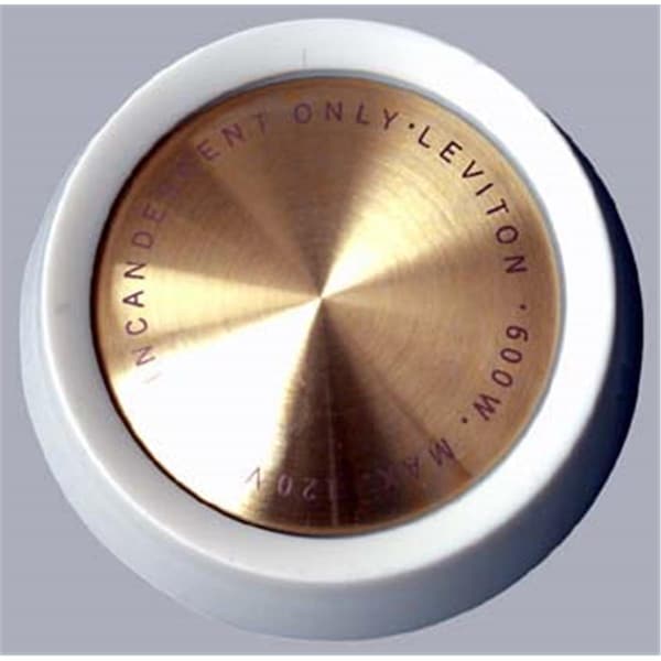 Gorgeousglow Ivory Residential Grade Trimatron Knob - GO334616