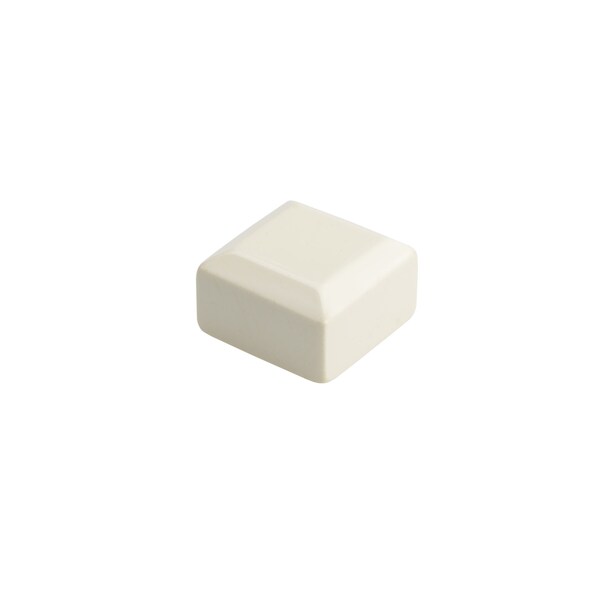 Richelieu 1 5/16 in (33 mm) x 1 5/16 in (33 mm) Cream Eclectic Cabinet Knob - BP66353534