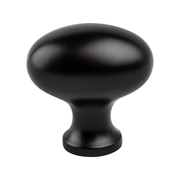 Berenson 1.187 in. Valencia Knob with Long Black - 7023-155-C
