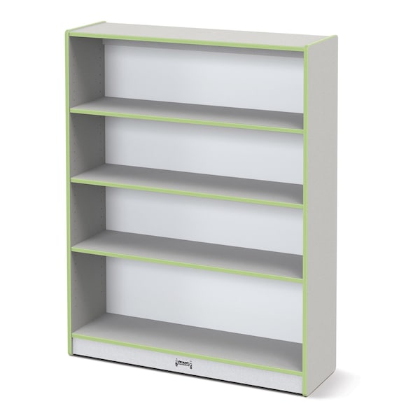 Jonti-Craft Rainbow Accents Standard Bookcase, Key Lime Green - 0971JC130