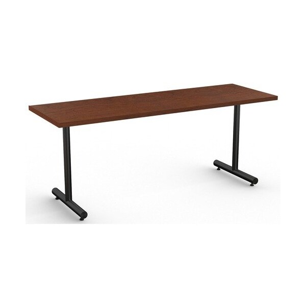 Special-T Table, Black Base, 24inWx72inLx29inH, Mahogany - SCTKING2472BMG