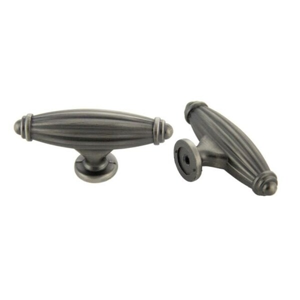 Crown 2-1/2" Deco Cabinet Knob Satin Pewter Finish - CHK86618APH