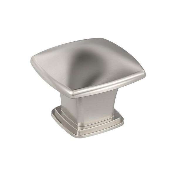 Amerock Garfield Series Cabinet Knob, 1 in Projection, Zinc, Satin Nickel - BP37020G10