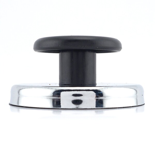 Master Magnetics Magnet Source 1.25 in. L X 2.65 in. W Black Knob Magnet 25 lb. pull 1 pc - 07505