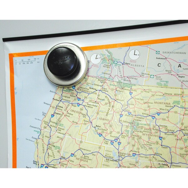Master Magnetics Magnet Source 1.25 in. L X 2.65 in. W Black Knob Magnet 25 lb. pull 1 pc - 07505