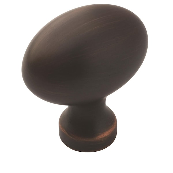 Amerock Vaile 1-3/8 in 35 mm Length Oil-Rubbed Bronze Cabinet Knob, 10PK - 10BX53014ORB