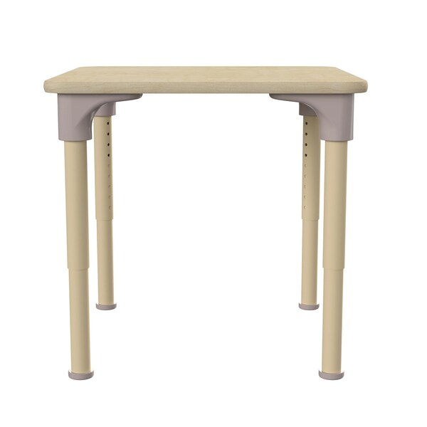 Flash Furniture 24 in W, 24 in L, 23 in H, Beechwood, Birch Plywood, Steel, Beech - MK-ME088023-GG