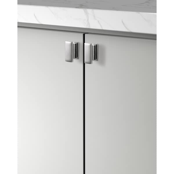 Sapphire Hexa Series 1-1/2 in. Modern Polished Chrome Cabinet Knob (5-Pack) - SP-2891-51-CP-5