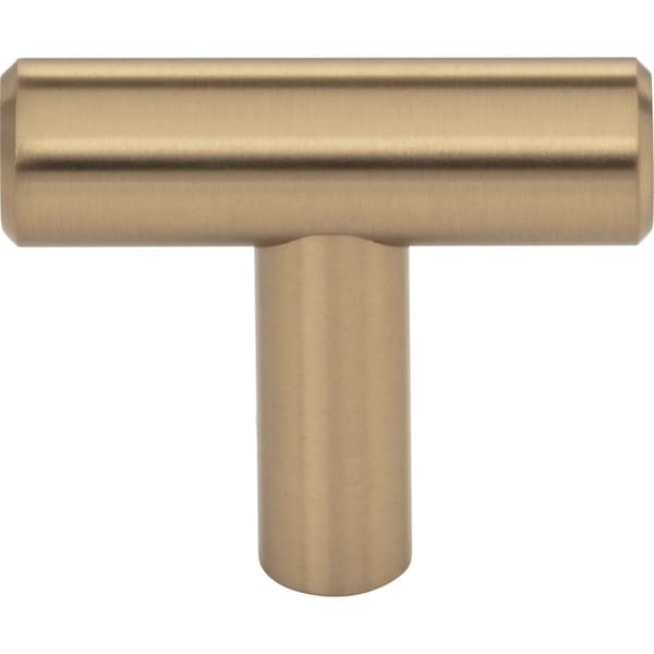 Elements By Hardware Resources 30-Pack of the 1-9/16" Overall Length Satin Bronze Naples Cabinet "T" Knob - 40SBZ-30