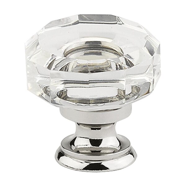 Patioplus 1.375 in. Lowell Crystal Cabinet Knob, Bright Chrome - PA3250731