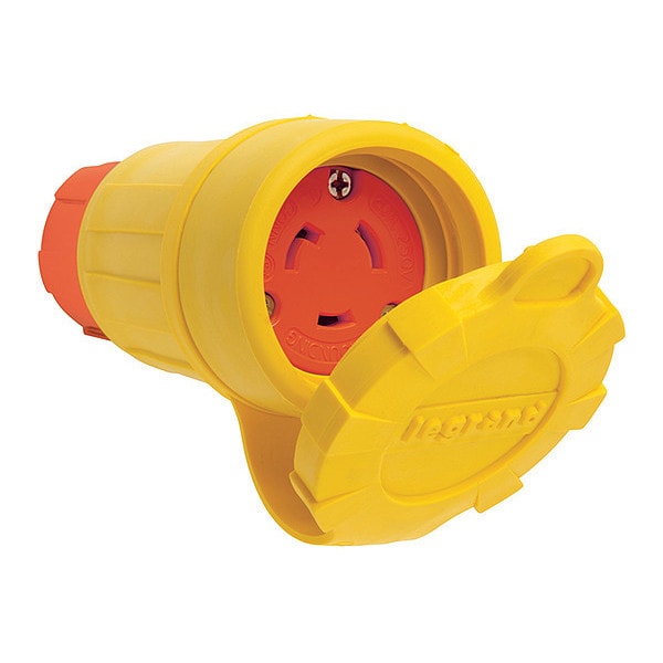 Zoro Select Steriguard, 20A, 125V, Conector de Bloqueo de Giro - 27W47AM