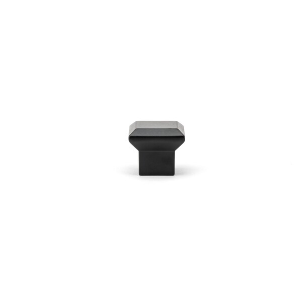 Richelieu 1 11/32 in (34 mm) x 1 11/32 in (34 mm) Matte Black Transitional Cabinet Knob - BP8323533900