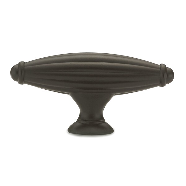 Richelieu 2 9/16 in (65 mm) x 25/32 in (20 mm) Oil-Rubbed Bronze Traditional Cabinet Knob - BP8061865ORB