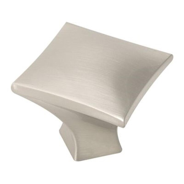 Belwith Products 1.25 in. Square Knob, Satin Nickel - BWH076014 SN