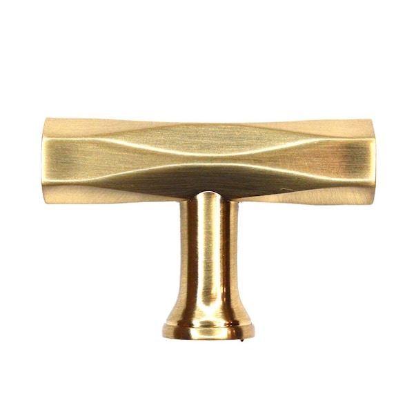 Emtek Tribeca T Cabinet Knob Satin Brass Finish - 86729US4