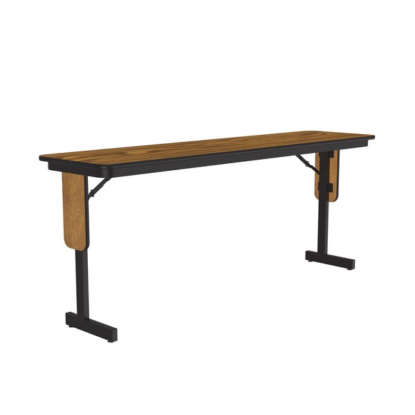 Correll Rectangle Panel Leg Folding Seminar Training Table, 18" W, 60" L, 29" H, High Pressure Laminate Top - SP1872PX-06