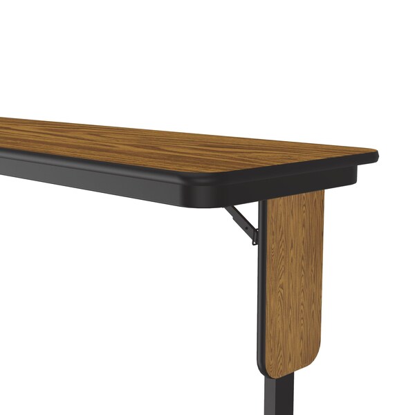 Correll Rectangle Panel Leg Folding Seminar Training Table, 18" W, 60" L, 29" H, High Pressure Laminate Top - SP1872PX-06