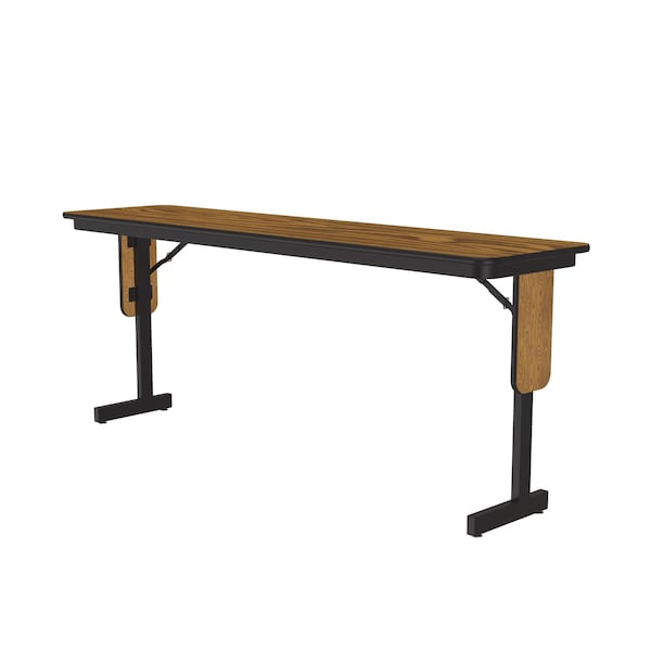 Correll Rectangle Panel Leg Folding Seminar Training Table, 18" W, 60" L, 29" H, High Pressure Laminate Top - SP1872PX-06