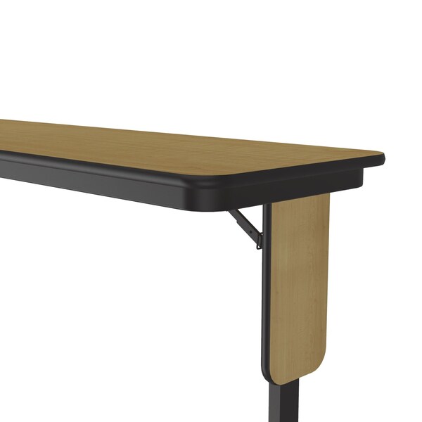 Correll Rectangle Panel Leg Folding Seminar Training Table, 18" W, 96" L, 29" H, High Pressure Laminate Top - SP1896PX-16