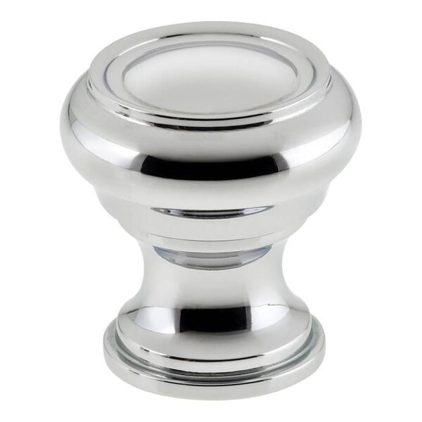 Omnia Traditional Cabinet Knob Bright Chrome 1-1/2" - 9045/38.26