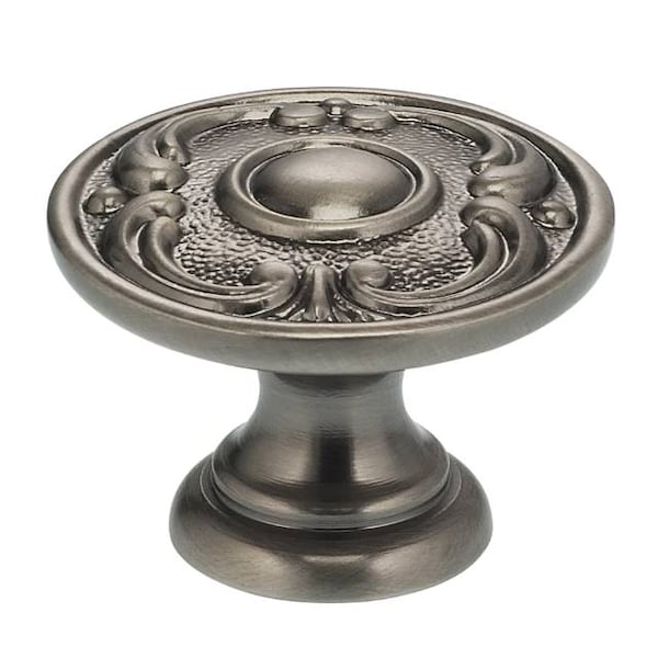 Omnia Ornate Cabinet Knob Antique Nickel 1-5/16" - 7420/33.15A