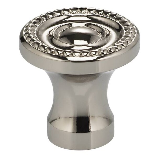 Omnia Beaded Cabinet Knob Bright Nickel 1-1/4" - 9430/32.14
