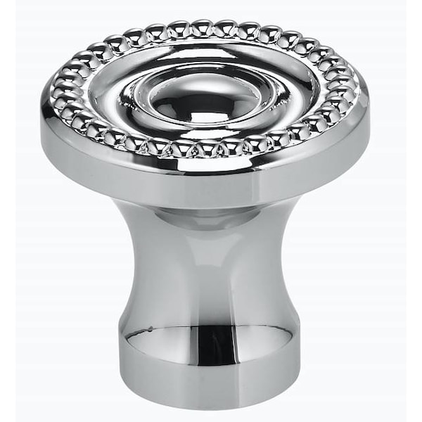 Omnia Beaded Cabinet Knob Bright Chrome 1-1/4" - 9430/32.26