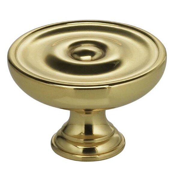 Omnia Bowl Cabinet Knob Bright Brass 1-3/16" - 9136/30.3