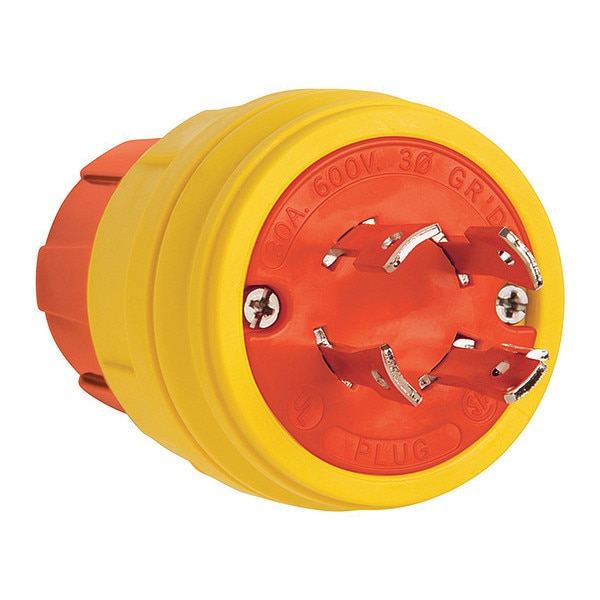 Zoro Select Steriguard, 30A, 30A 600V, Clavija de bloqueo giratorio - 28W77AM