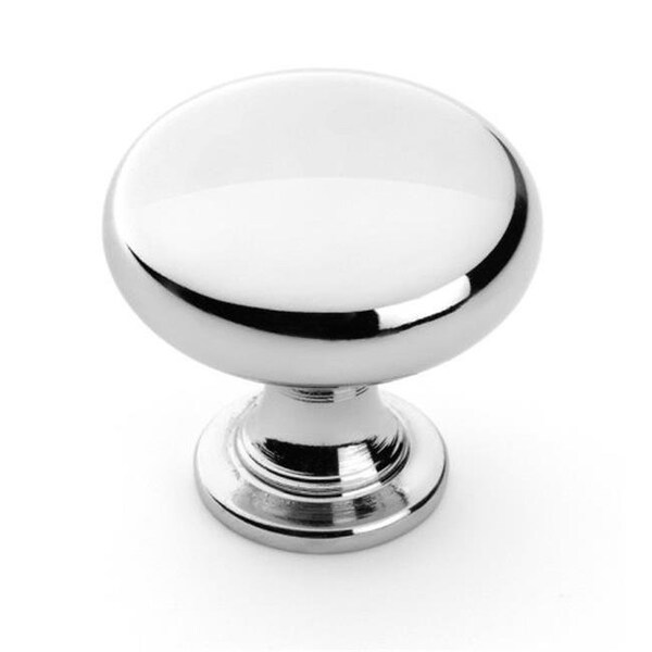 Dynasty Hardware Dynasty Hardware K-3910-26 Super Saver Classic Cabinet Knob; Polished Chrome - K-3910-26