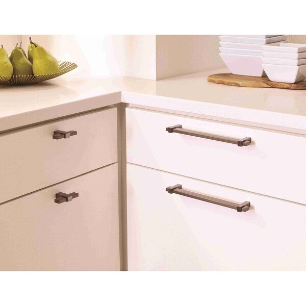 Amerock Mulino 2-3/8 in 60 mm Length Black Brushed Nickel/Black Nickel Cabinet Knob - BP36720BBNBN