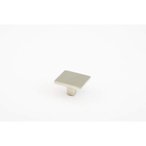 Schaub 1-3/8in Armadio Square Cabinet Knob Satin Nickel Finish - 360-15