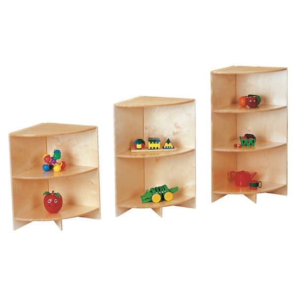 Jonti-Craft Low Outside Corner Storage - 4009JC