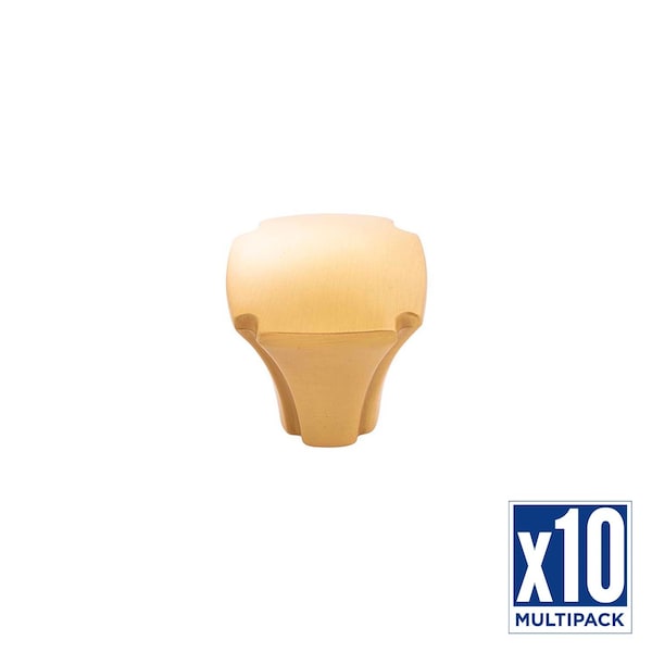 Hickory Hardware Knob 1-1/8 Inch Square, 10PK - H077861BGB-10B