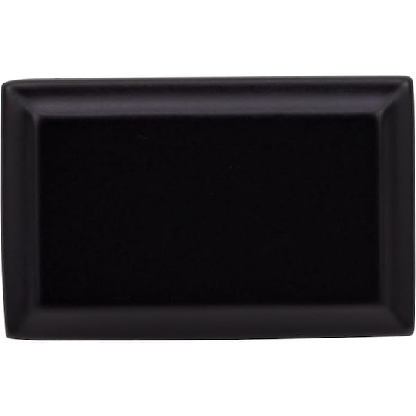 Designperfect 1-1/2 Overall Length Rectangle Cabinet Knob, Matte/Flat Black, 10PK - DPA10A48KBLK