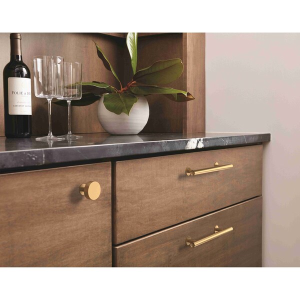 Amerock Radius 1-1/4 in 32 mm Diameter Champagne Bronze Cabinet Knob - BP36864CZ