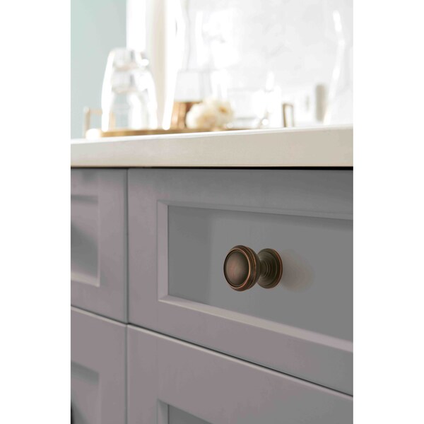 Amerock Revitalize 1-1/4 in 32 mm Diameter Oil-Rubbed Bronze Cabinet Knob - BP55342ORB