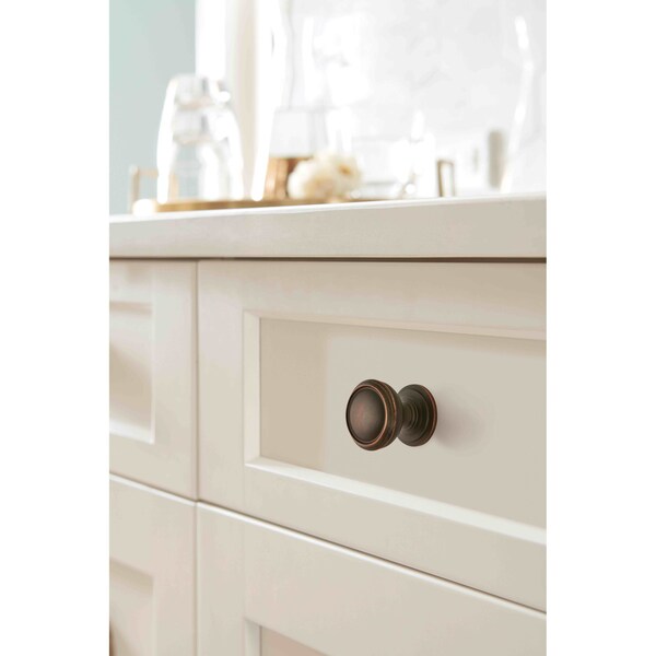 Amerock Revitalize 1-1/4 in 32 mm Diameter Oil-Rubbed Bronze Cabinet Knob - BP55342ORB